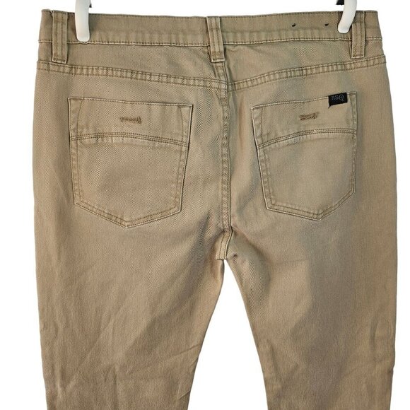 Rsq London Skinny Jeans Womens 30/30 Tan Denim Mid Rise 5 Pocket - Picture 6 of 9